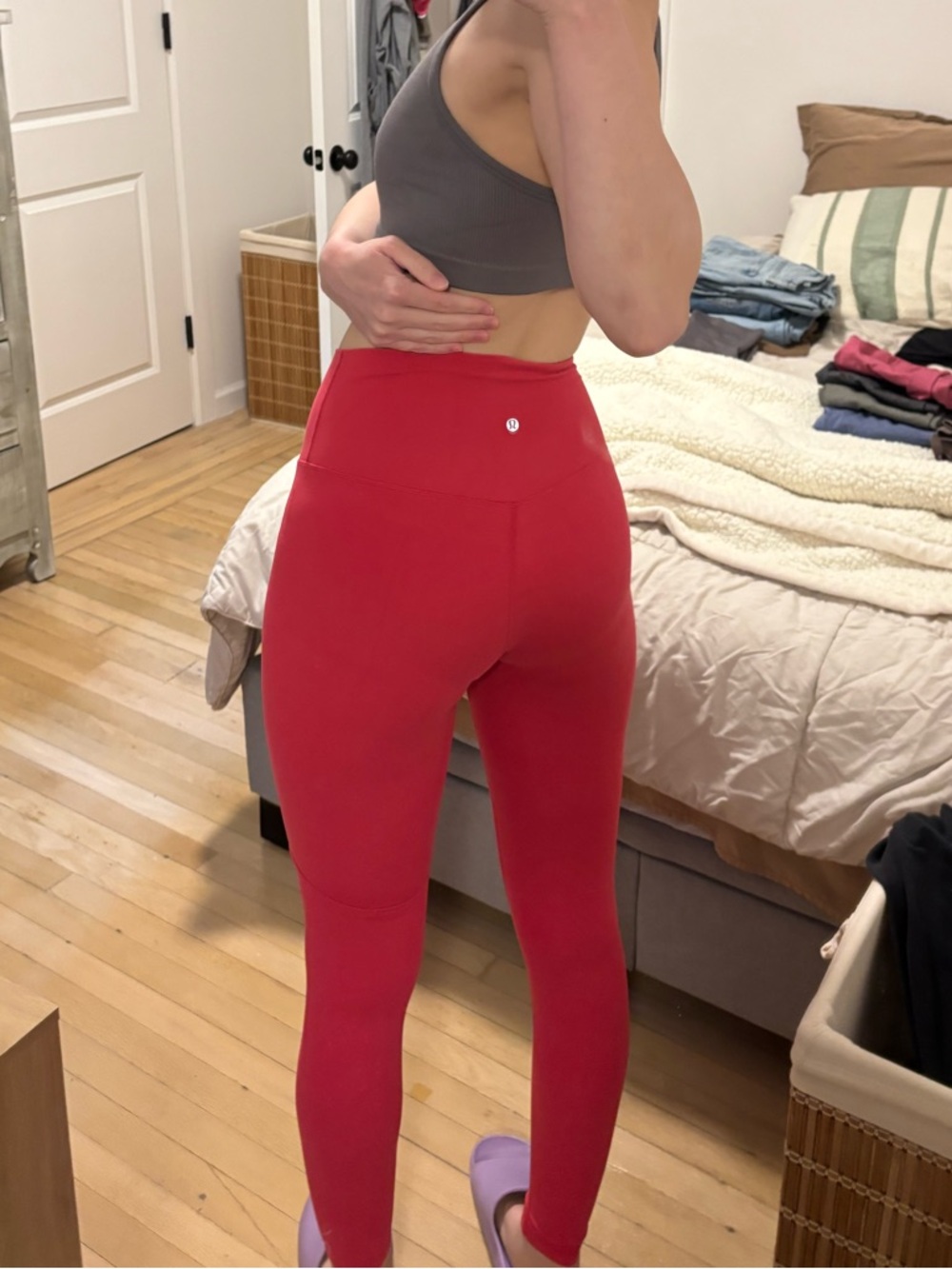 lululemon athletica High-Rise Red Leggings